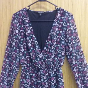 🏡 Express Long Sleeve Floral Dress